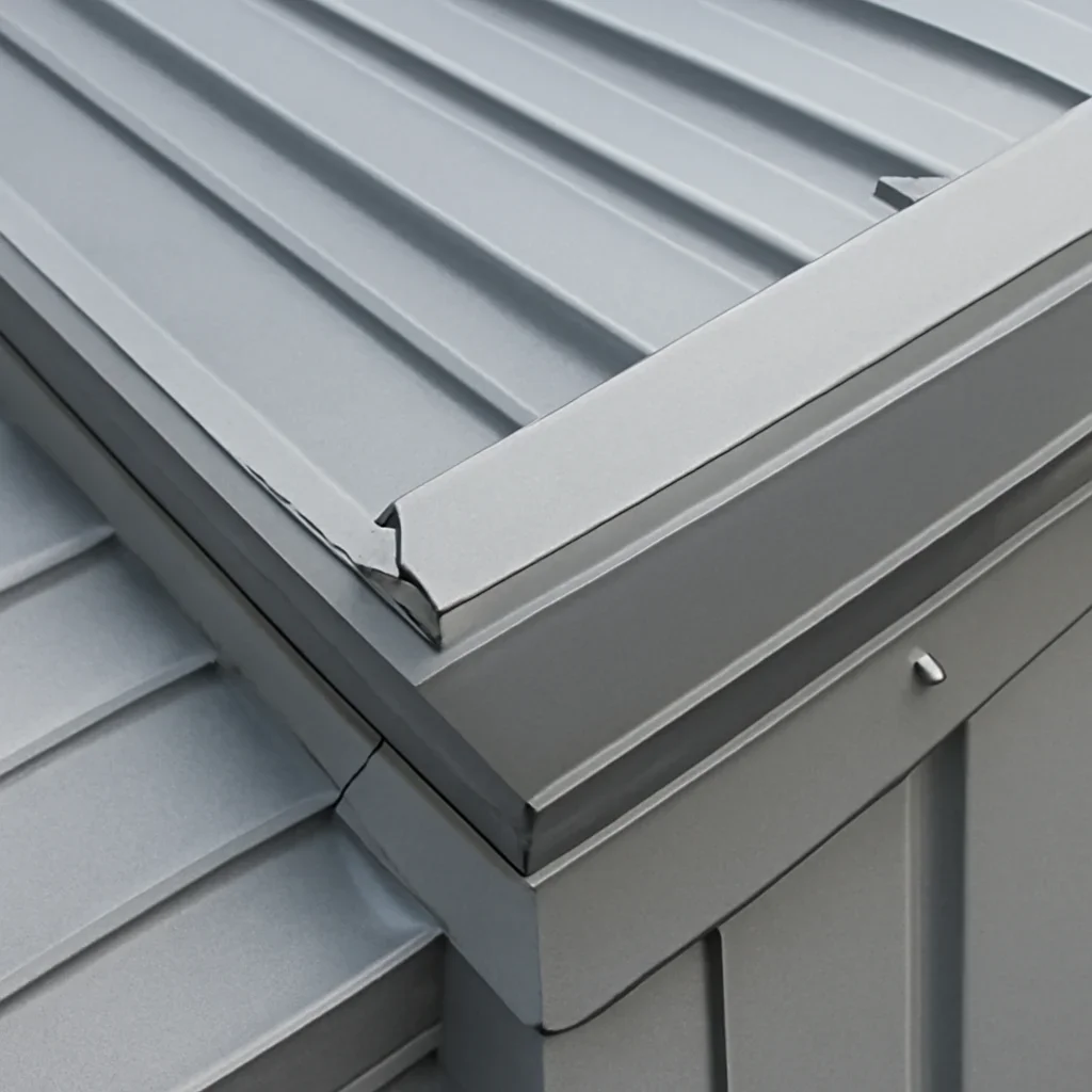 Close view of the critical details involved in about metal roof specialties