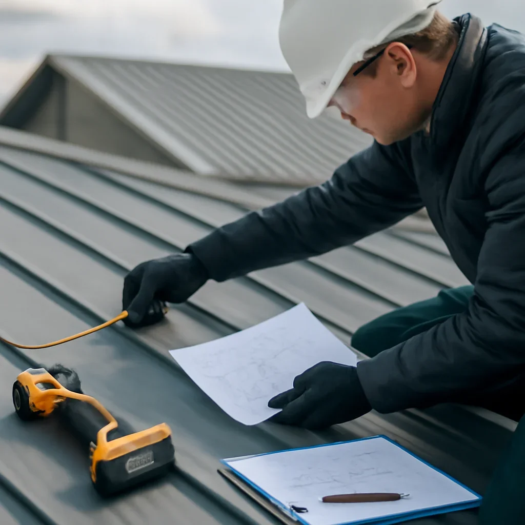 Roof assessment and planning work for about metal roof specialties